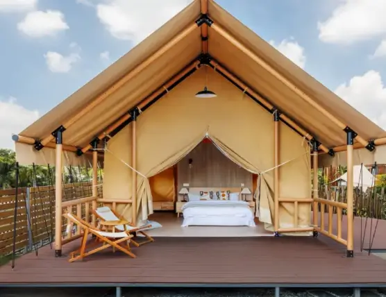 Extreme Safari Tent with Glamping Bathroom