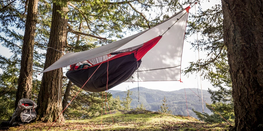 Hammocks as Campsite Decor